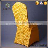 Wedding Spandex Polyester Rosette Chair Cover