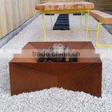 FO-9F03 Outdoor Large Corten Steel Fire Pits thumbnail-1
