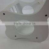 White Fashion Round Wooden Table Tea Table thumbnail-4