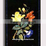Home Decorative Marble Inlay Plaque Pietra Dura Marble Inlay Wall Panel thumbnail-1
