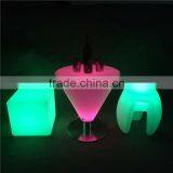 Bar Furniture Type and Commercial Furniture General Use Party LED Shining Bar Table and Chair thumbnail-4