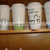 Ceramic Starbuck Coffee Mug With Silicone Lid thumbnail-1