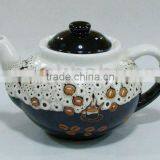 Ceramic Teapot Coffee Bean Design thumbnail-1