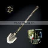 Bestselling Chinese Hi-carbon Stianless Steel Outdoor Shovel CampingHiking Multifunction Survival Shovel LongMetal Handle Shovel thumbnail-1