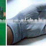 Carbon PU Finger Tip Coated Glove , Work Glove , PU Glove thumbnail-1