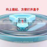 0.9LBig Size Stainless Steel Inner Heated Bento Round Shape Lunch Box thumbnail-2