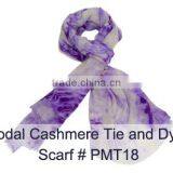 Soft Printed Wool Scarf Made up of Pure Wool Printed Wool Scarf Narcissus thumbnail-1