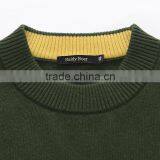 Latest Design Men Cashmere /wool Knit Crew Neck Pullover Sweater thumbnail-3