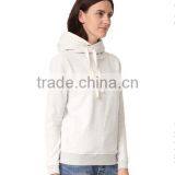 Women Sweatshirt With Double Hooded Design Specialized Hooded With Decorated Wire Long Sleeve Fleece With Rib Hem thumbnail-4