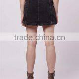 New Arrival Latest Design Button Through Skirts A Line Dark Blue Skirts Special Brand Skirts thumbnail-4