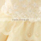 2017 Baby Girl Party Dress Children Frocks Designs Lace Sexy Harness Apricot Lovely Cotton Net Birthday Party Dresses thumbnail-6