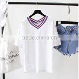 Short Sleeve T-shirt Female Tops 2017 Han Edition Joker Students in Summer thumbnail-1