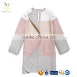 Winter Lady Wool Coat,Round Neck Girls Fashion Coat thumbnail-2