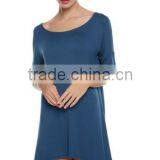 Tops For Women 2016 Fashion Cute & Comfy Loose Fit Short Sleeves Tunic Tops thumbnail-2