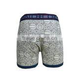 Newest Arrival Modal Sublimation Printed Mature Men Underwear Boxer thumbnail-3