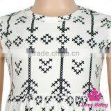 48BQA142 Lovebaby FAUX SUEDE Fabric Printed Kinds Of Pattern Sleeveless With Gilrs Accessory Tassel Dress thumbnail-3