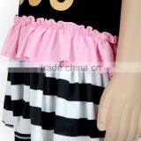66TQZ463 Yiwu Lovebaby Cotton & Polyester Wholesale Cap Sleeve Black Top Big Ruffle Bottom for Easter Day Match Clothing Set thumbnail-6