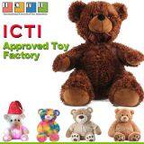 ICTI Approved Toy Factory Teddy Bear Stuffed Custom Small Clothes Teddy Bear Plush Toy With T Shirts thumbnail-1