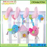 New Born Infant Pram Plush Toy/Activity Spiral Cot Toy/Musical Crib Spiral Toy