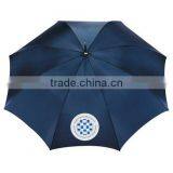 48" Universal Auto Open Umbrella - Umbrella Case Includes a Shoulder Strap, Large Wooden Handle and Comes With Your Logo thumbnail-4