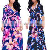 Sexy Womens Celeb Boho Long Maxi Dress Ladies Summer Beach Party Sun Dress thumbnail-2