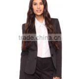 Woven Cotton Blend Blazer thumbnail-1