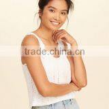 2018 New Fashion Womens Knitted Sleeveless Crochet Top With Wholesale Price thumbnail-3