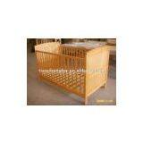 Solid Pine Baby Cot Bed thumbnail-1