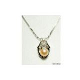 Vogue Shining Silver Pear Pendant-Designer Jewelry