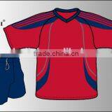 European Style Soccer Jersey Set/dry Fit Football Uniform/wholesale Soccer Men Fitted Tracksuit