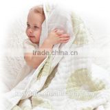 Little ones' love four layer muslin snuggle blanket