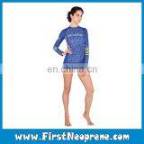 Swimming Suit With Sublimation Printing Rashguard Long Sleeve