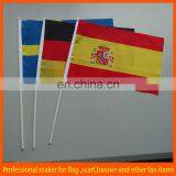 Top Sell Custom Polyester Hand Stick Flags