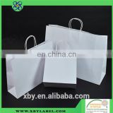 TWA-0126 Eco-friendly cheaper Printed Natural coated paper shopping bag,good quality fast delivery