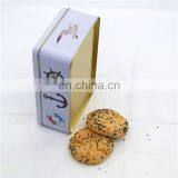Rectangular Food Grade Metal Cookie Packaging Tin Can Food Storage Cookie Tin Box thumbnail-6