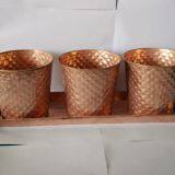 2018 Thre in One Copper Painting Finish Iron Flower Pot thumbnail-3
