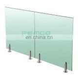 Frameless Balustrade Glass Railing 10-12mm PEMCO Australia Glass Pool Spigot And Pool Glass Fence thumbnail-2