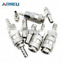 European Standard EU Euro Type Pneumatic Fitting Quick Coupling Connector Coupler For Air Compressor 6mm 8mm 10mm Hose Barb