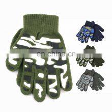 HY Winter Adult Custom Knit Acrylic Gloves Touchscreen With Phone Gloves thumbnail-1