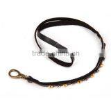 New Arrival pu Brown Key Holders Strap Hang Around Neck Cheap Custom Leather Key Chain thumbnail-3