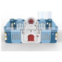 Factory Price Indoor Play Children Cheap Play Yard Kids Portable Foldable Playpen Fence Plastic Baby Playpen for Sale thumbnail-1