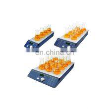 Лабораторный низкошумящий дешевый и высокоэффективный многосекционный магнитный мешалка из нержавеющей стали SP-100/200/300