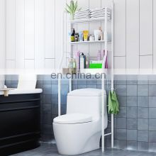 3-Tier Save Space Bathroom Organizer Stand Multi-Functional Stainless Steel Shelf Over The Toilet Storage Rack