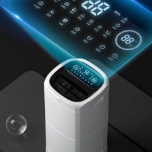 Deshumidificador de gran área con iones negativos para secar ropa, con bloqueo infantil, control remoto y deshumidificador inteligente doméstico de 60L (Wechat: 13510231336) thumbnail-3