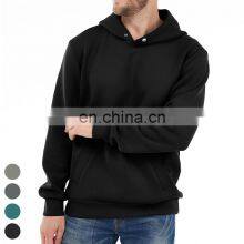 Wholesale Mens Hoodies Heavyweight Loose Long Sleeve Casual Pullover High Quality Sweatshirt Custom Blank Hoodie Men Hoodies thumbnail-3