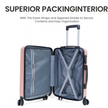 Practical ABS Luggage Sets With Silent Universal Wheels thumbnail-5