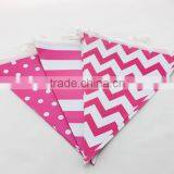 Chevron Paper Flag,birthday Party Flag,children's Day Party Banner All for Kids thumbnail-2