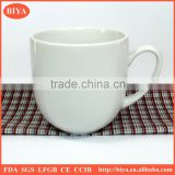 coffee mug wholesale cheap and hot sales High-temperature white porcelain coffee cup ceramic tea mug with handle