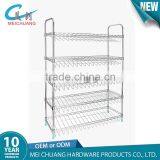 4 Tierd Light Duty Adjustable Organized Wire Shelving Rack for Storage thumbnail-2