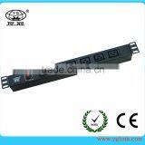 19'' IEC 320 C19 Type Cabinet PDU With Overload Protector